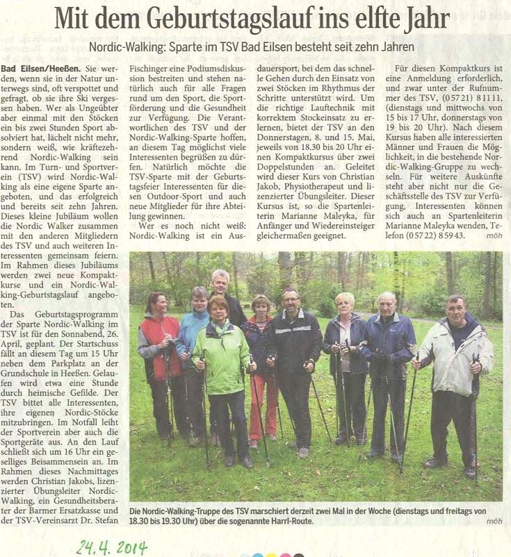 Bericht in der Landes-Zeitung